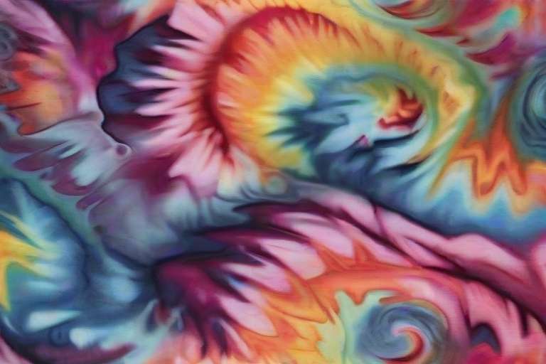 spiral tie dye